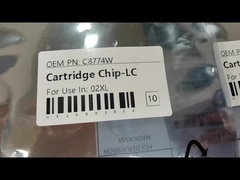 Toner Cartridge Reset Chip C8774W Cyan ligero para HP 02XL 3110 3210 3310 8250 C5140 C5150 C5180 C6150
