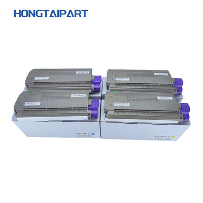 comprar Cartucho de tóner de color compatible CMYK 45396213 45396214 45396215 45396216 Para el kit de tóner de impresora de OKI ES7470 ES7480 ES7460 fabricación en línea