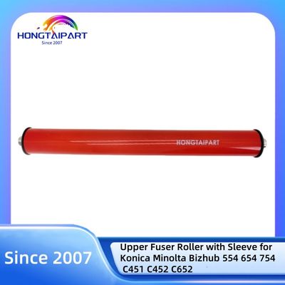 comprar Rodillo de fusión superior con funda para Konica Minolta Bizhub 554 654 754 C451 C452 C652 Copiadora a color Rodillo térmico HONGTAIPART fabricación en línea