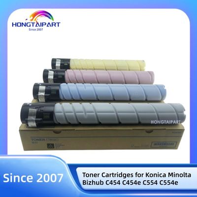 comprar Cartuchos de tóner TN512 para Konica Minolta Bizhub C454 C454e C554 C554e BK540g C M Y 510g HONGTAIPART fabricación en línea