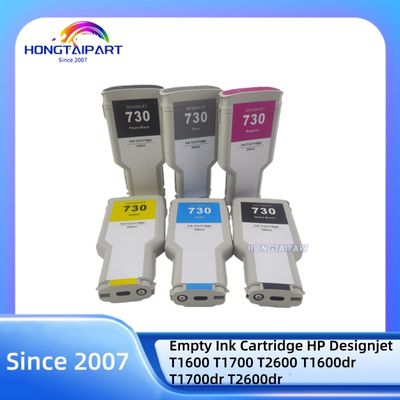 comprar 300ML Empty Ink Cartridge 730 P2V71A-MK P2V73A-PK P2V68A-C P2V70A-Y P2V69A-M P2V72A-G for HP Designjet T1600 T1700 T2600 T1600dr T1700dr T2600dr fabricación en línea