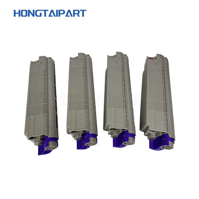 Impresora a color compatible Cartucho de tóner de alta capacidad CMYK 46443101 46443102 464443103 46443104 Para OKI C823 C833 C83