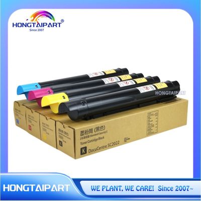 HONGTAIPART Cartucho de tóner de color compatible CT202952 CT202956 CT202957 CT202958 para Fuji Xerox DC SC2020 SC2022 Parte copiadora de alta capacidad de color amarillo negro cian magenta de alta calidad