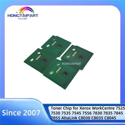 Toner Chip-BK Y M C 006R01509 006R01510 006R01511 006R01512 Para el centro de trabajo de Xerox 7525 7530 7535 7545 7556 7830 7835 7845 7855 AltaLink C8030 C8035 C8045 C8055