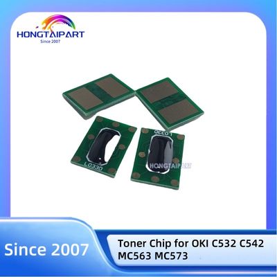 Chip de tóner 46490608 46490607 46490605 46490606 para OKI C532 C542 MC563 MC573 Compatible