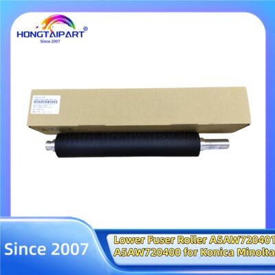 Rollo de fusible inferior A5AW720401 A5AW720400 para Konica Minolta Prensa C6085 C6100 C6110 C1085 C1100 Repuestos Suministro de Hongtaipart Presión del fusible térmico