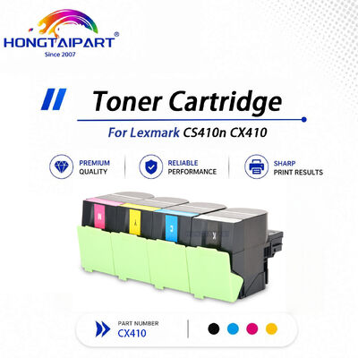Cartucho de tóner Lexmark CX410 con pocos defectos de imagen clara para la impresora multifunción de oficina CS410n CX410