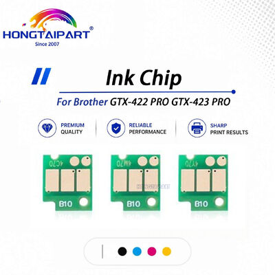 Chip de tinta de reconocimiento estable para Brother GTX-422 PRO GTX-423 PRO