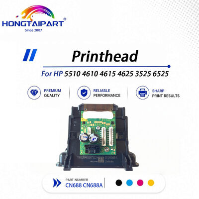 Cabezal de impresión 688A sin obstáculos, punto estable, color uniforme, compatible con HP 5510 4610 4615 4625 3525 6525