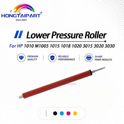 Rodillo de presión inferior del fusor suave de silicona, resistente al calor, con dimensiones precisas, Compatible con impresora HP 1010 1015 1020